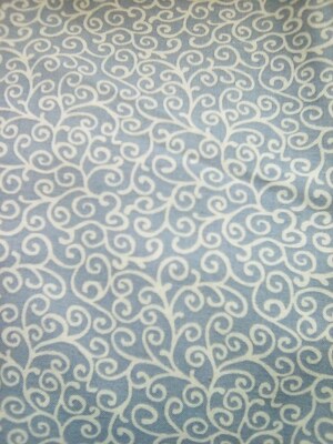 Cotton material, swirl designs, blue, red, black, gray colors, 9" x 43" - image2